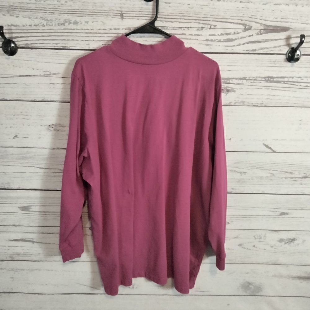 "All American Comfort" woman's long sleeve shirt - Picture 4 of 6